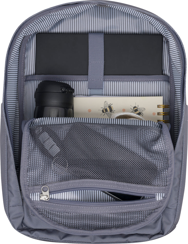 Rygsæk Beckmann city light steel grey 20 liter