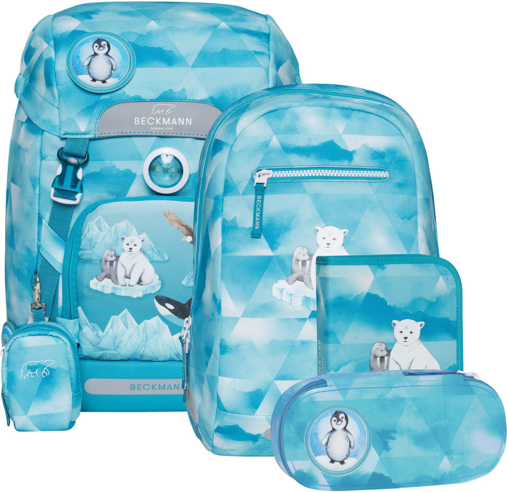 Skoletaske sæt Beckmann classic arctic 22 liter