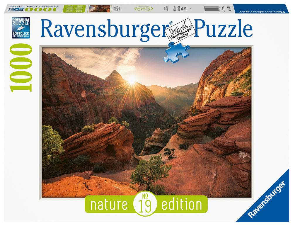 Puslespil Zion Canyon USA 1000 brikker