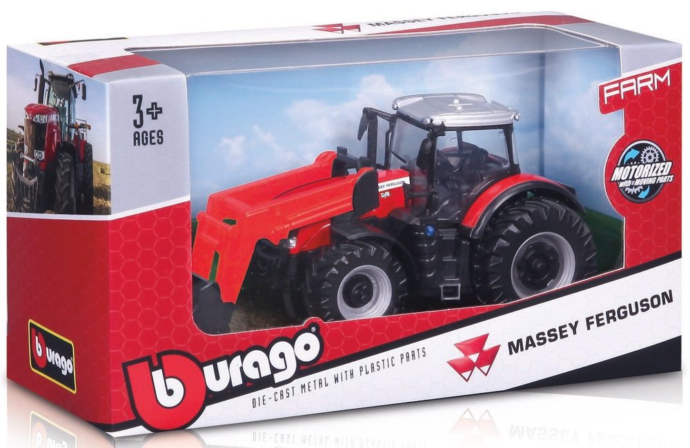 Massey Ferguson 8740S traktor med frontlæsser 10 cm