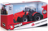 Massey Ferguson 8740S traktor med frontlæsser 10 cm
