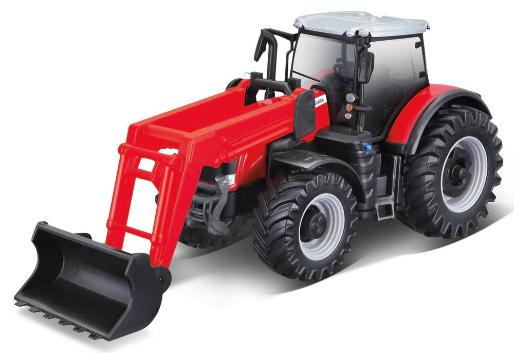 Massey Ferguson 8740S traktor med frontlæsser 10 cm