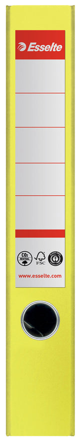Brevordner Esselte No1 pap CO² neutral A4 50 mm ryg Gul