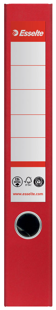 Brevordner Esselte No1 pap CO² neutral A4 50 mm ryg Rød