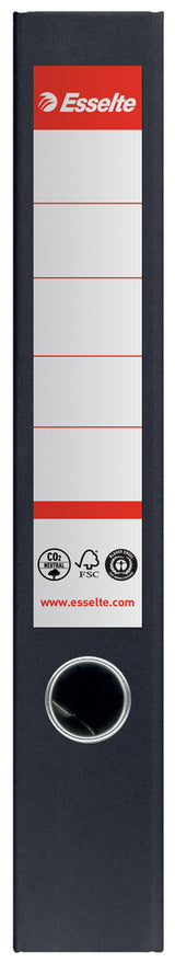 Brevordner Esselte No1 pap CO² neutral A4 50 mm ryg Sort