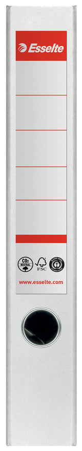 Brevordner Esselte No1 pap CO² neutral A4 50 mm ryg Hvid