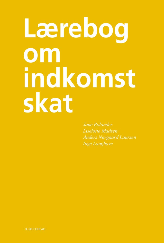 LÆREBOG OM INDKOMSTSKAT