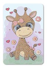 Diamond Art Giraf 10 x 15 cm