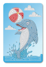 Diamond Art Delfin m/bold 10 x 15 cm
