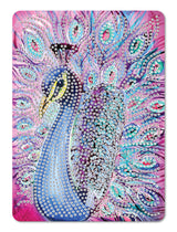 Diamond Art Påfugl 13 x 18 cm