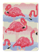 Diamond Art Flamingoer 13 x 18 cm
