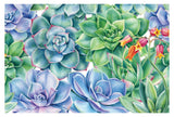 Diamond Art Sukkulenter lærred 20 x 30 cm