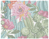 Diamond Art Kaktus m/blomster lærred 40 x 50 cm