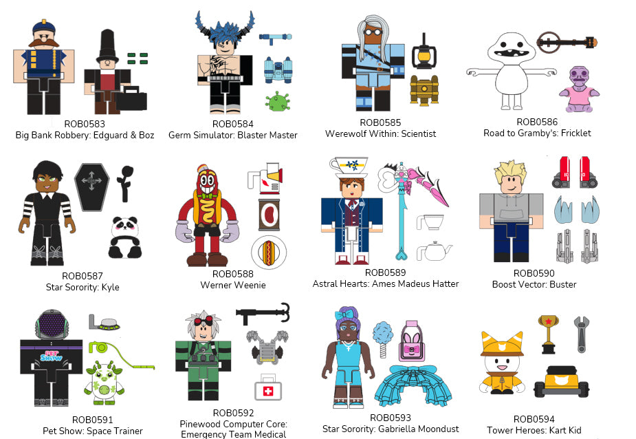 Roblox Deluxe Mystery Pack Asst