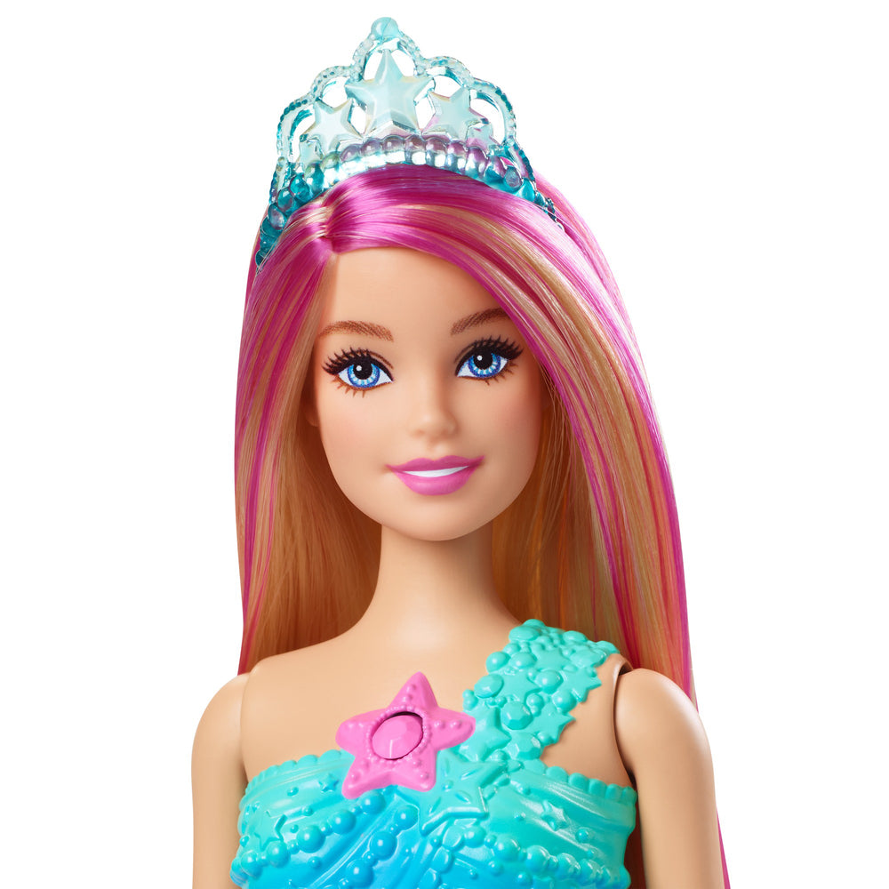 Barbie havfruedukke med lys