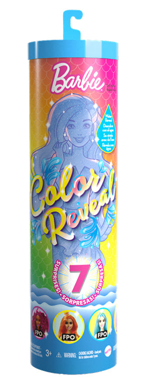 Barbie Color Reveal Rainbow Mermaid Asst