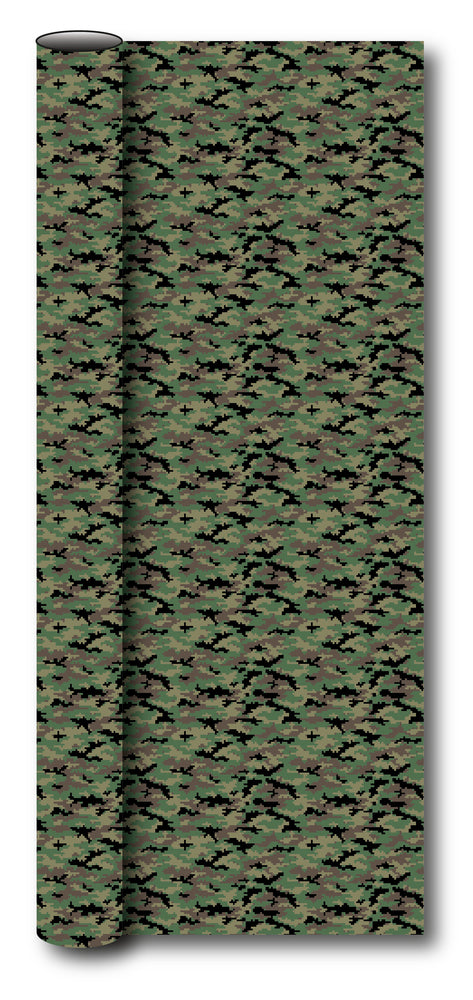 Bogbind/gavepapir camouflage 70cmx2m 80 g
