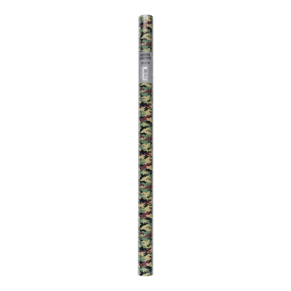 Bogbind/gavepapir camouflage 70cmx2m 80 g