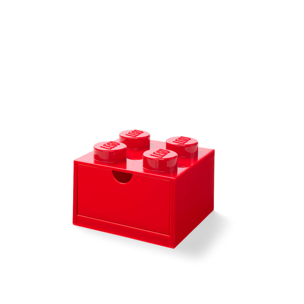 LEGO skrivebordsopbevaringskasse 4 - rød