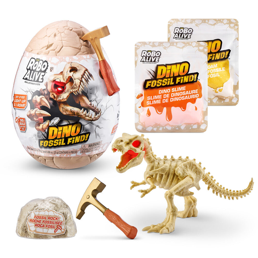 Robo Alive Dino Fossil Find Surprise Egg