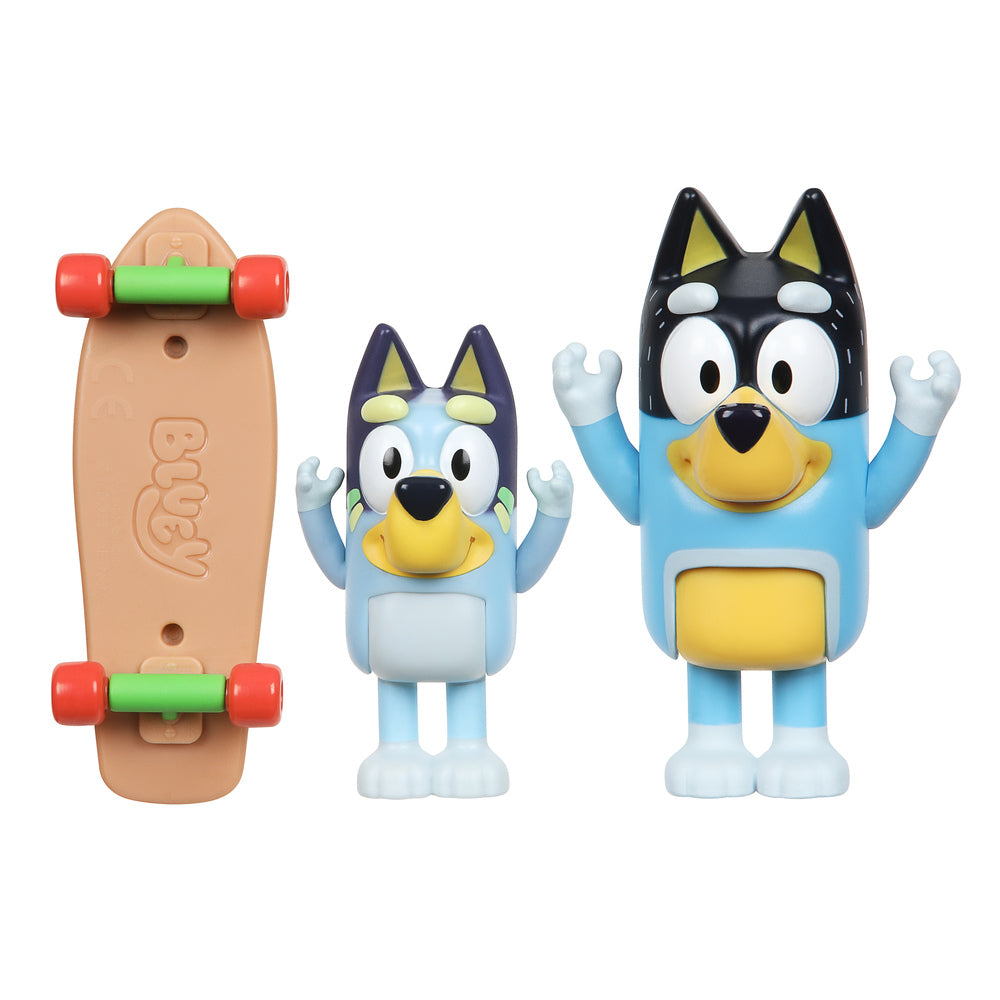 Bluey figurer 2-pak asst