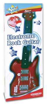 El-guitar med metal strenge
