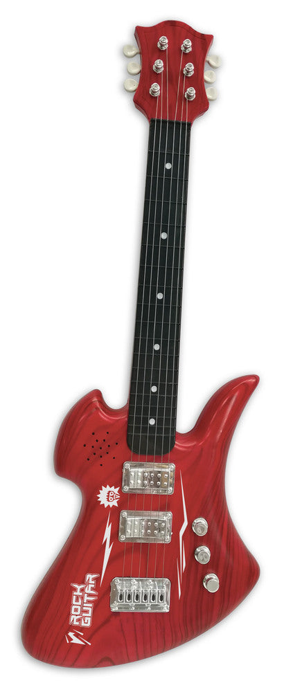 El-guitar med metal strenge