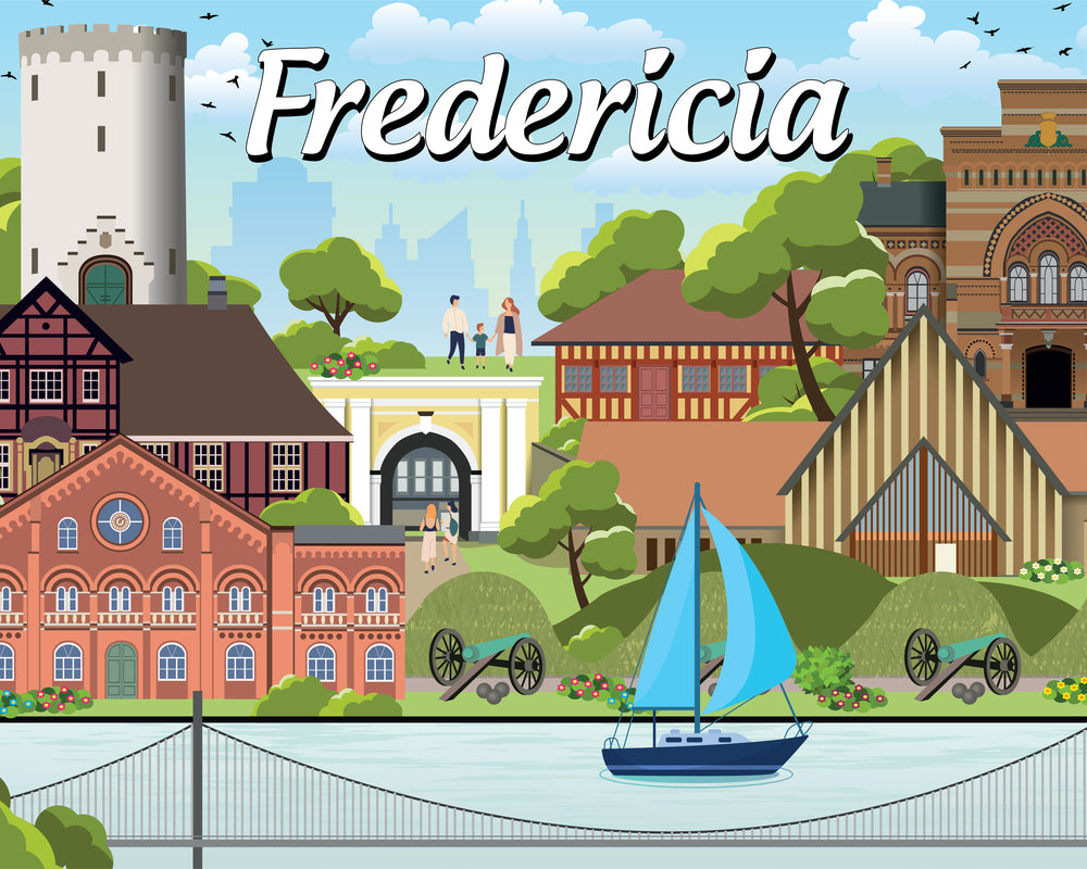 Diamond Art Fredericia 40 x 50 cm