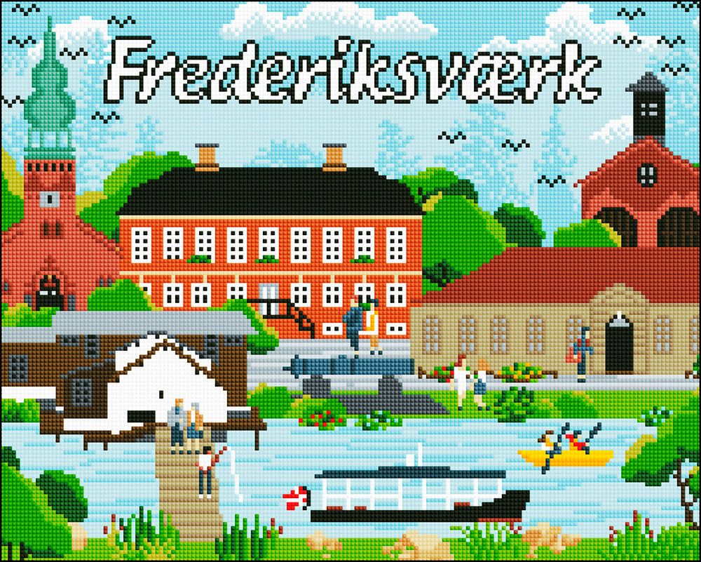 Diamond Art Frederiksværk 40 x 50 cm