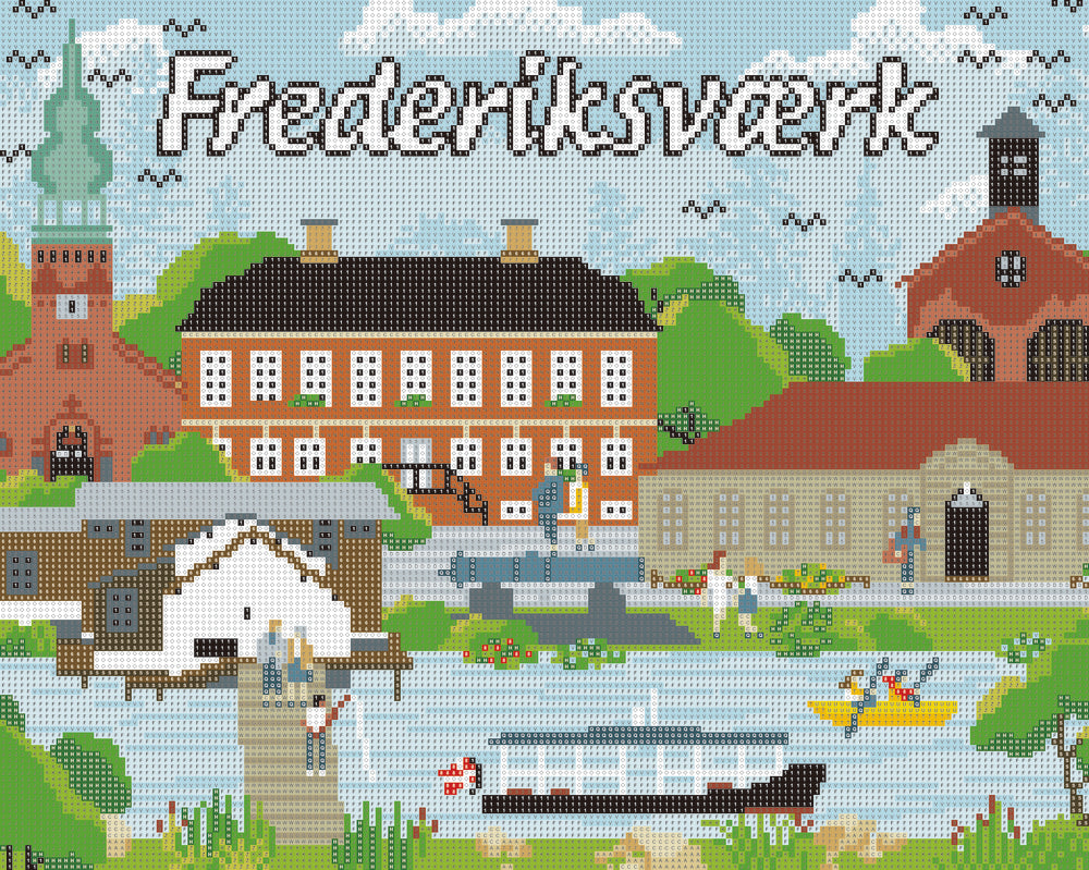 Diamond Art Frederiksværk 40 x 50 cm