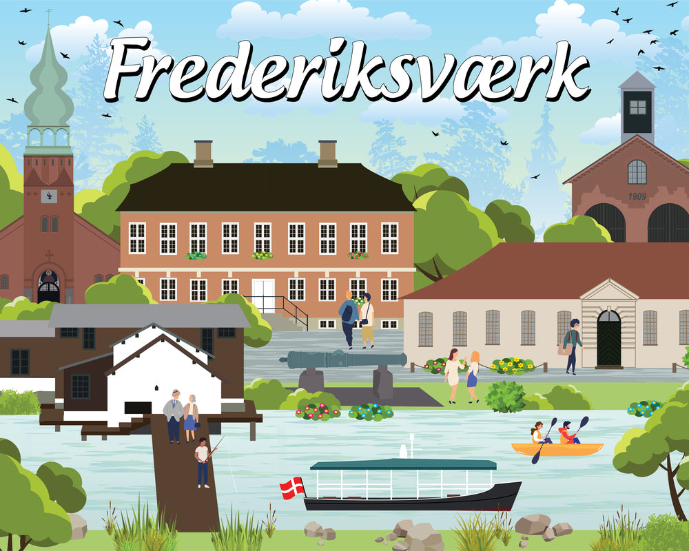 Diamond Art Frederiksværk 40 x 50 cm