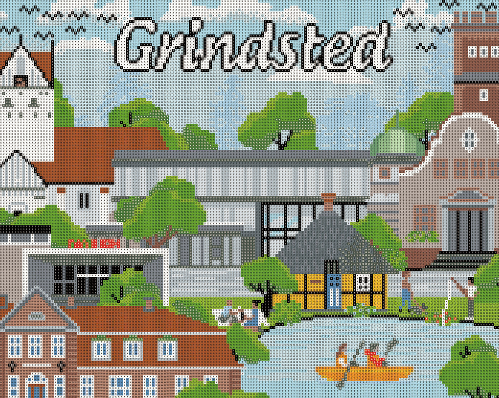 Diamond Art Grindsted 40 x 50 cm