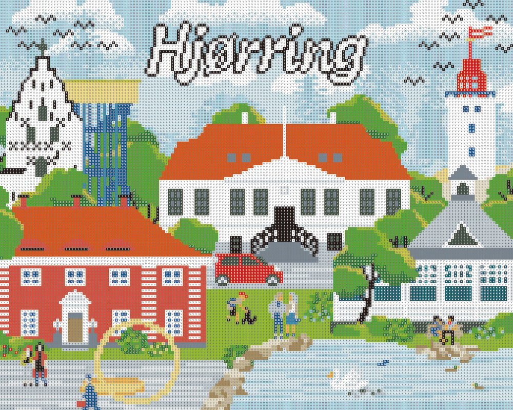 Diamond Art Hjørring 40 x 50 cm