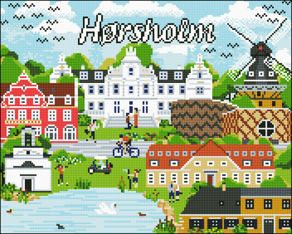 Diamond Art Hørsholm 40 x 50 cm