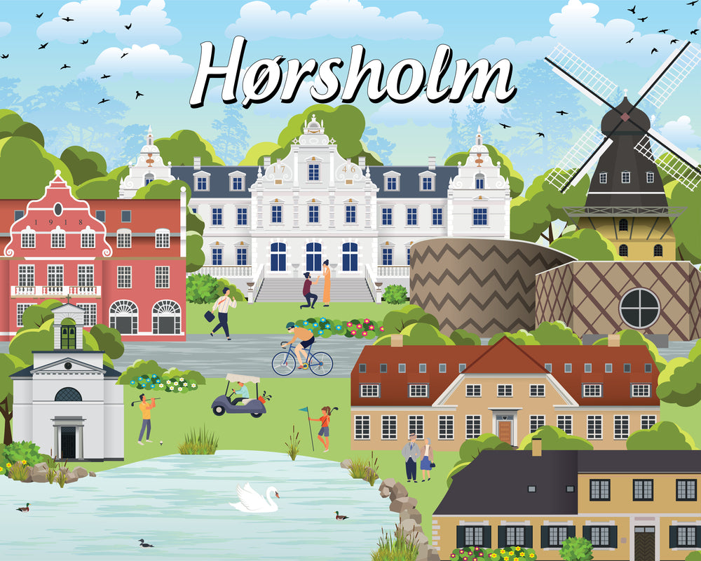 Diamond Art Hørsholm 40 x 50 cm