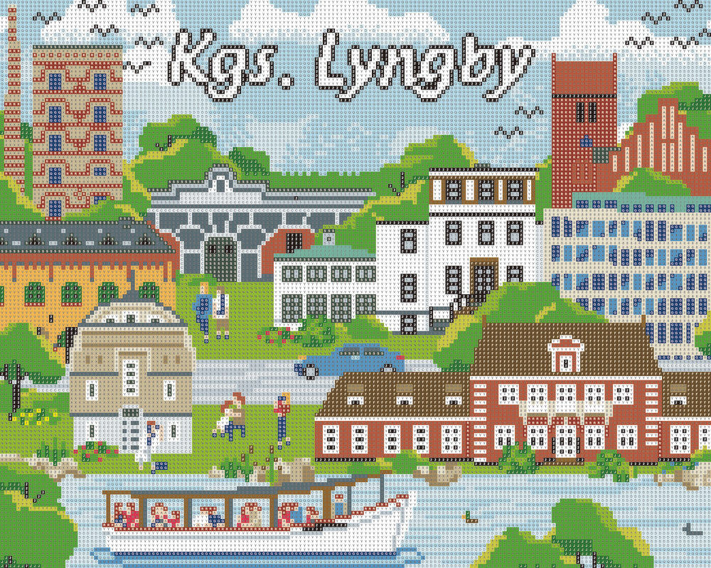 Diamond Art Lyngby 40 x 50 cm