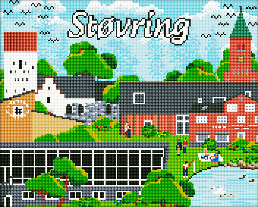Diamond Art Støvring 40 x 50 cm