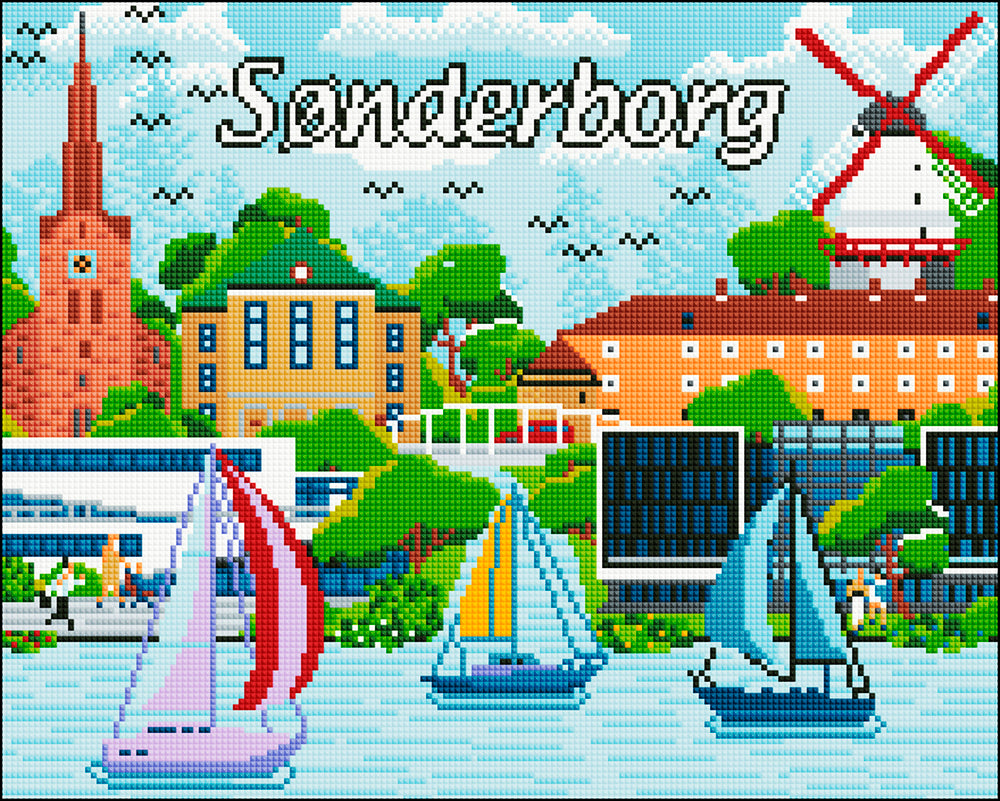 Diamond Art Sønderborg 40 x 50 cm