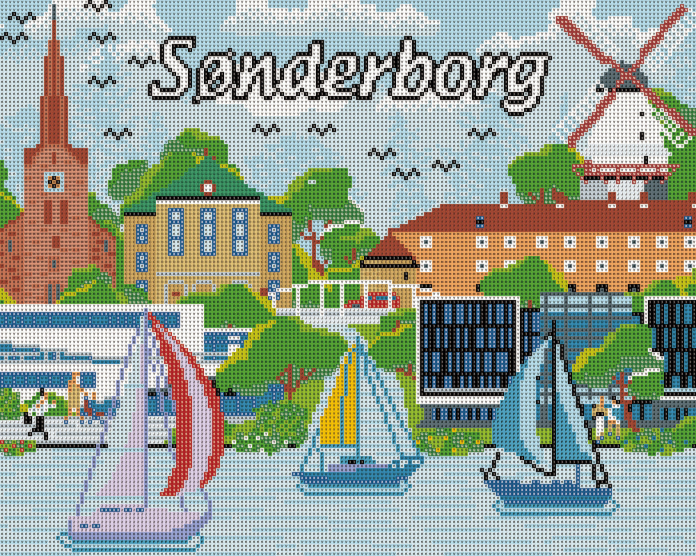 Diamond Art Sønderborg 40 x 50 cm