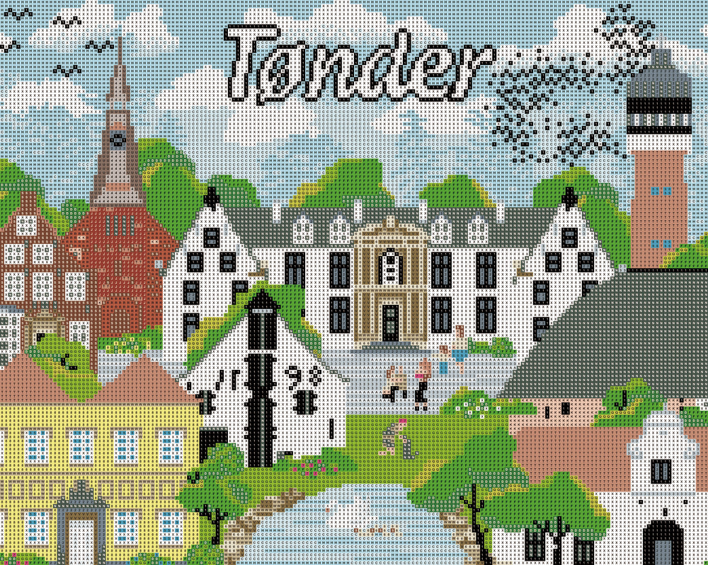 Diamond Art Tønder 40 x 50 cm