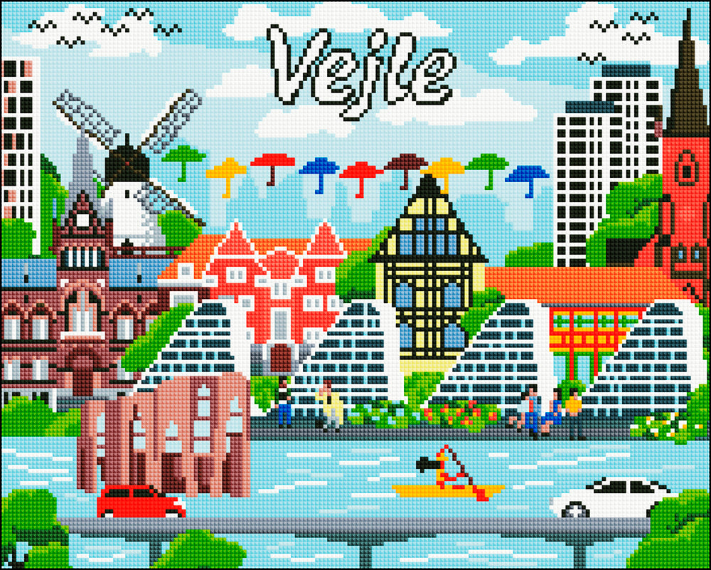 Diamond Art Vejle 40 x 50 cm