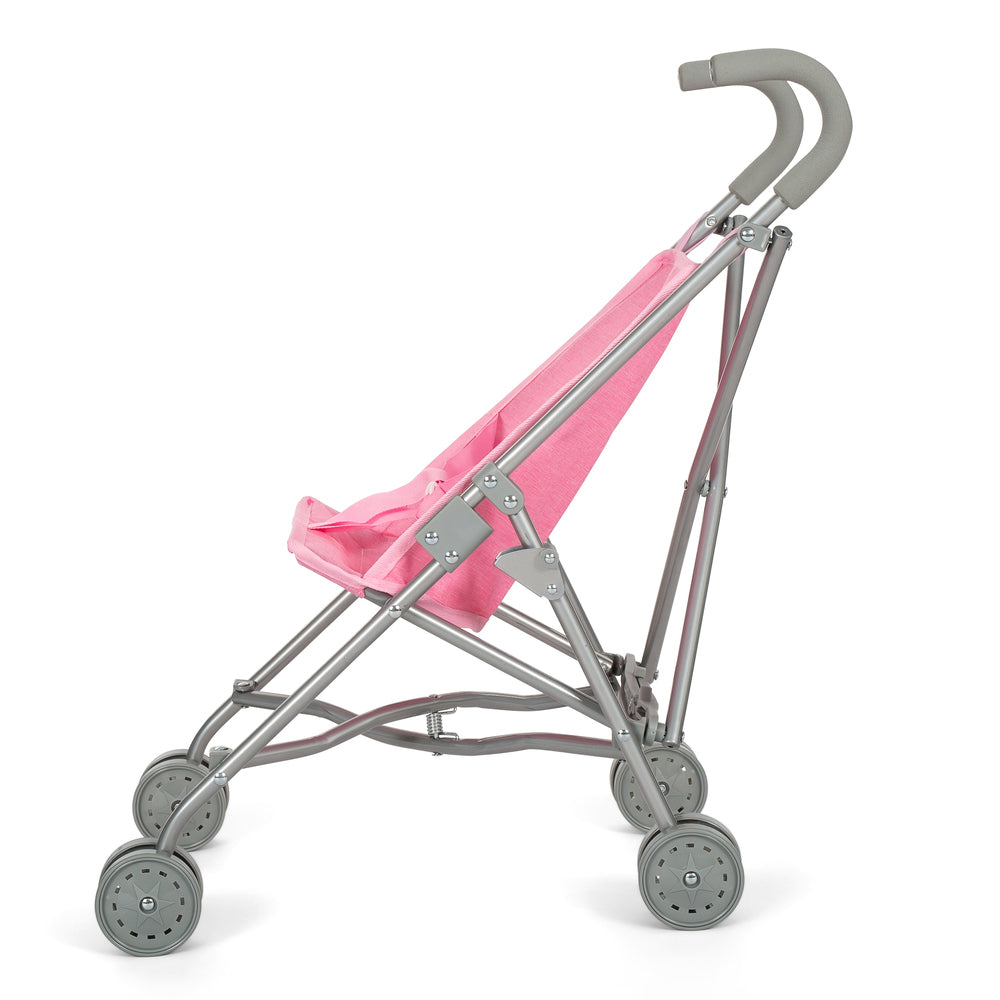 Paraply dukke klapvogn pink