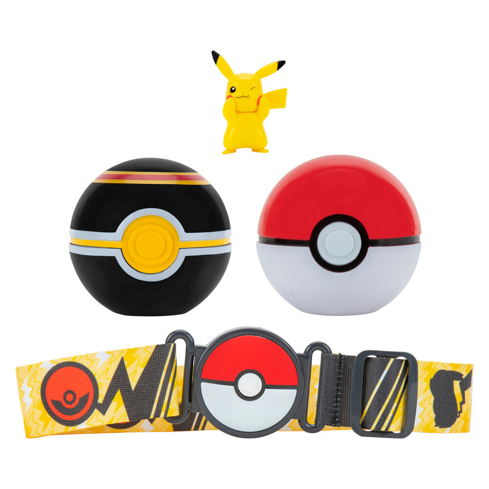 Pokémon clip n go belt set Pikachu