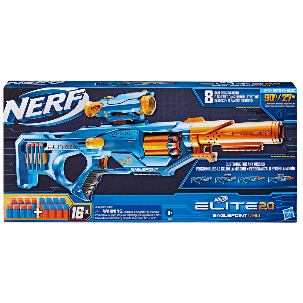 NERF elite 2.0 eaglepoint rd 8