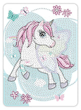 Diamond Art Enhjørning 13 x 18 cm