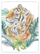 Diamond Art Tiger 13 x 18 cm