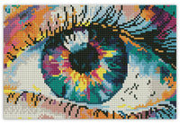 Diamond Art Øje malet 20 x 30 cm