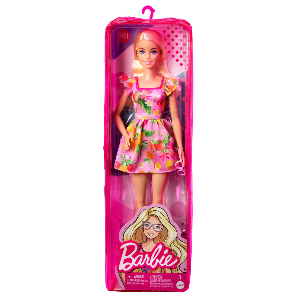 Barbie Fashionistas Dukke Kjole i Frugt print