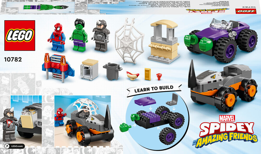 10782 LEGO Spidey Hulk og Rhinos truck-kamp