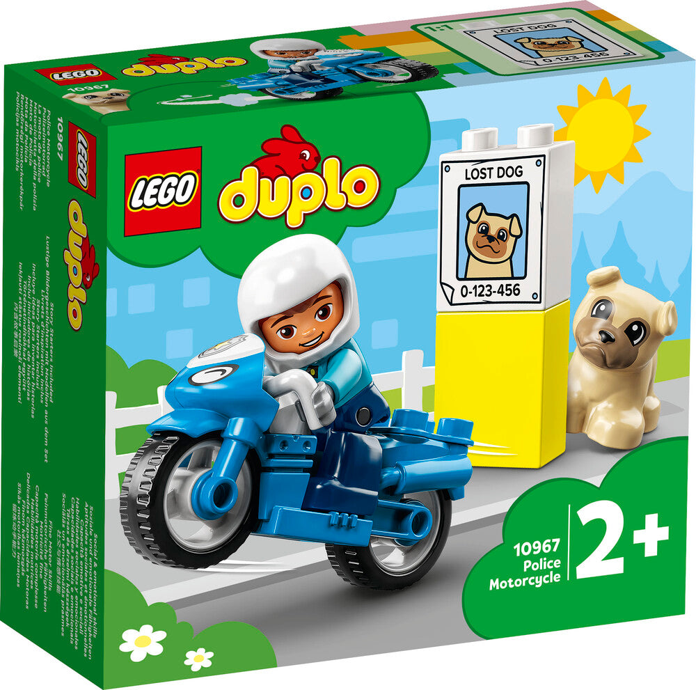 D2 10967 LEGO DUPLO Town Politimotorcykel